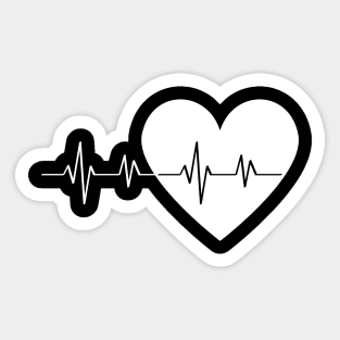 Heartbeat Sticker